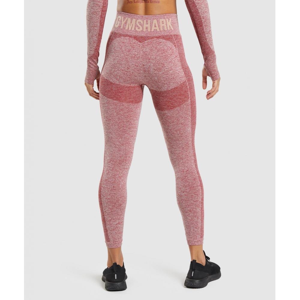 Gymshark Flex High Waisted Leggings Burgundy Marl B1a2q Rbb6