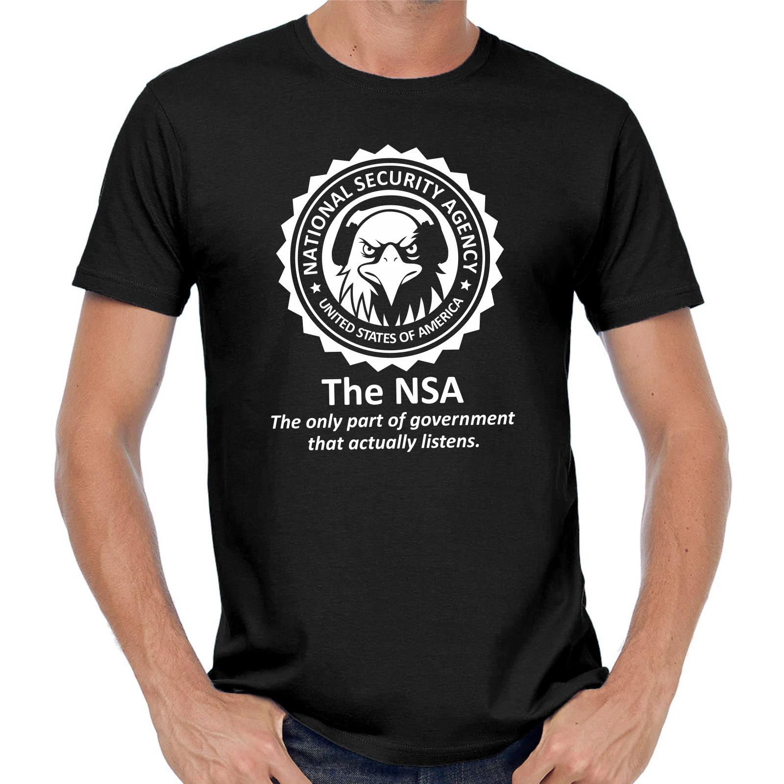 Men s and Women s T-shirts NSA National Security Agency USA Edward Snowden Sayings Gift Funny S