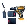 Rechargeable Brushless Hand Drill - Portable Lithium Battery Impact Drill for Metal and Wood