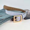 Frosted Suede Leather, Genuine Leather Women'S Belt, Cowhide Retro Simple With Casual Pants, Jeans Belt 2.3