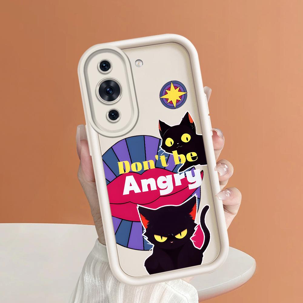 

Мягкий чехол для телефона с изображением черных кошек для Realme OPPO Reno VIVO Infinix Tecno Oneplus с полной защитой камеры, противоударным резиновым чехлом Tecno Pop 7 Pro