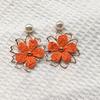 Spring Dopamine Resort Style Sunflower Earrings - Fresh, Colorful, Woven Accessories for a Personal Touch