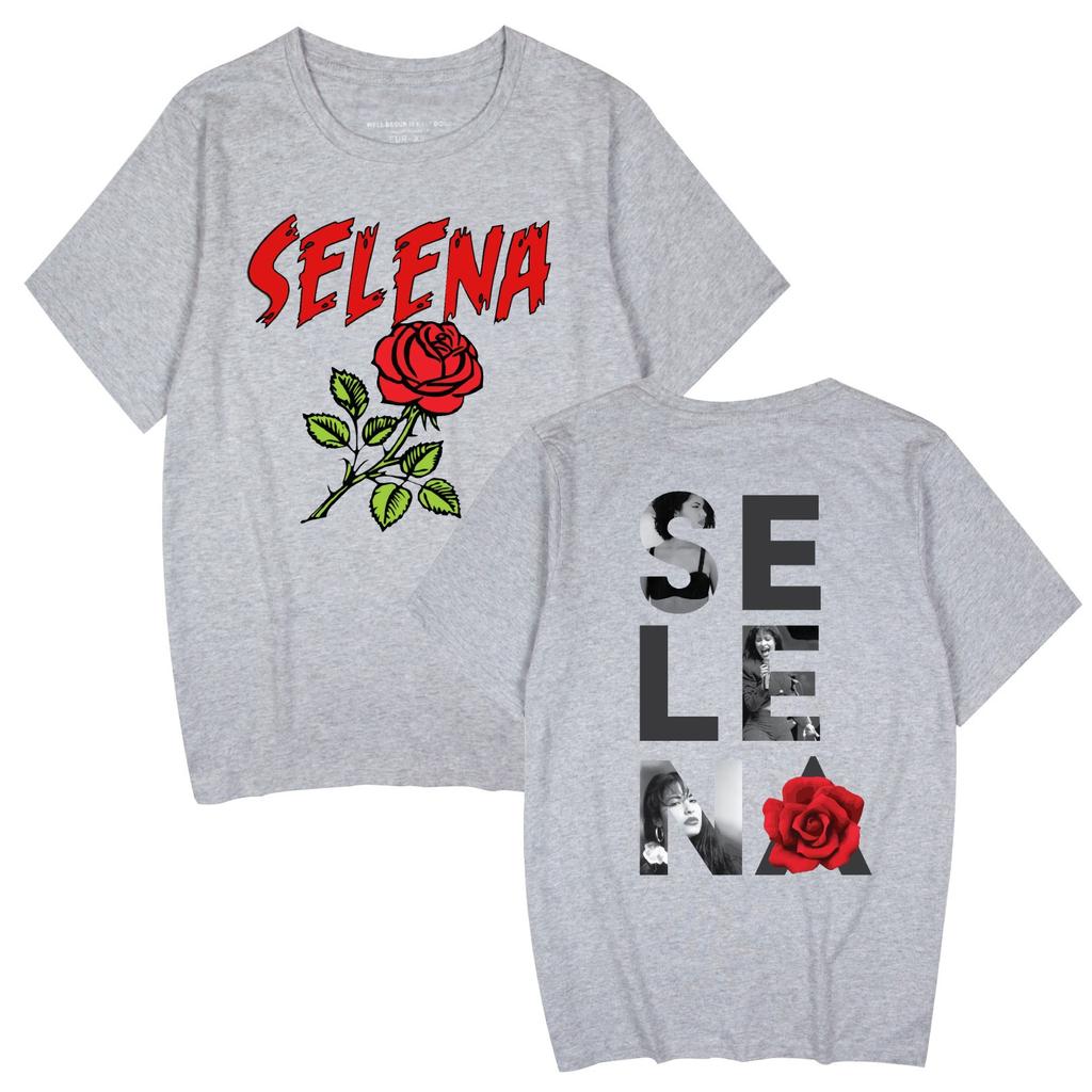 Singer Selena Quintanilla TShirt Women Short Sleeve Cotton Tshirts Casual Summer ONeck Cool Tees Shirt