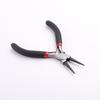 4.5-inch Red and Black Mini Round Nose Jewelry Pliers