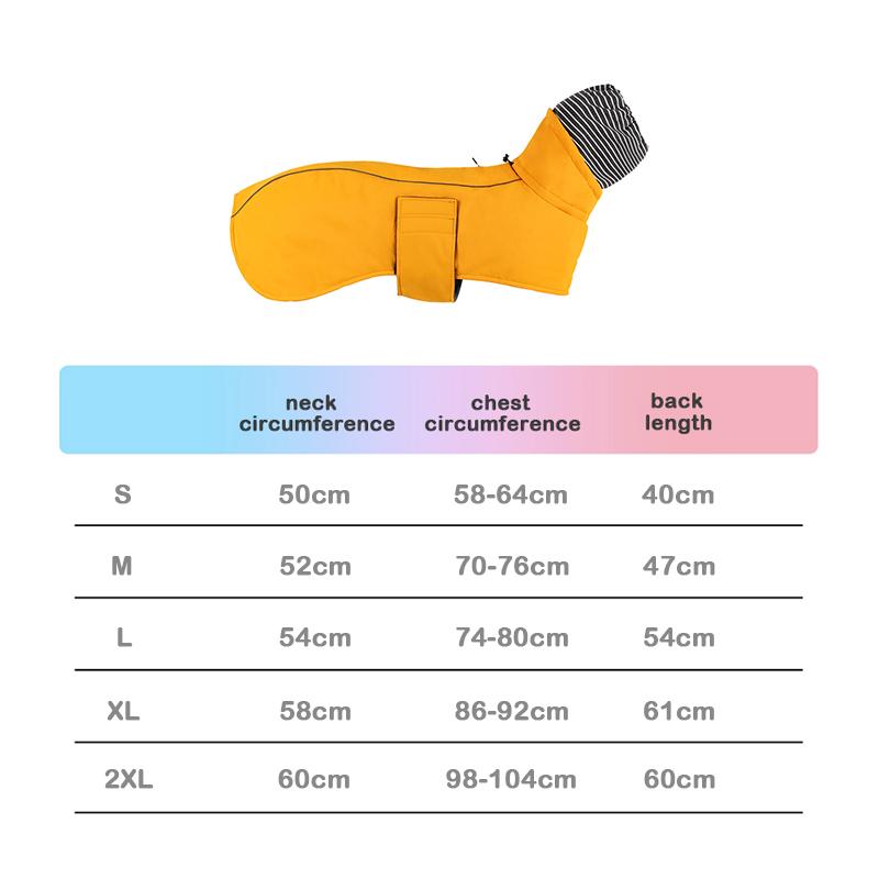 Dog Outdoor Cold Proof Clothing Warm Double Neck Cape Dog Jacket For Medium to Large Dog Autumn Winter Windproof Coat