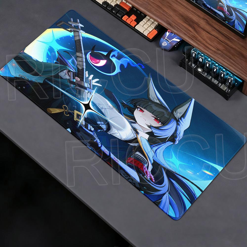 New Cute Extended Mouse Pad MousePad Desk Mat Zenless Zone Zero Keyboard Mat Anime Girl Pc Anti-slip Rubber Game Accessories