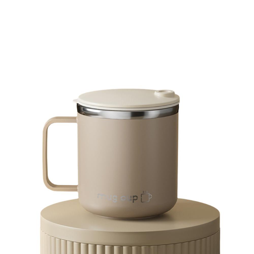 

Portable 304 Stainless Steel Insulated Coffee Mug 400 ML Sliding Cover Design Coffee Cup Sealed Double Wall Tumbler Student 400ml кофейный