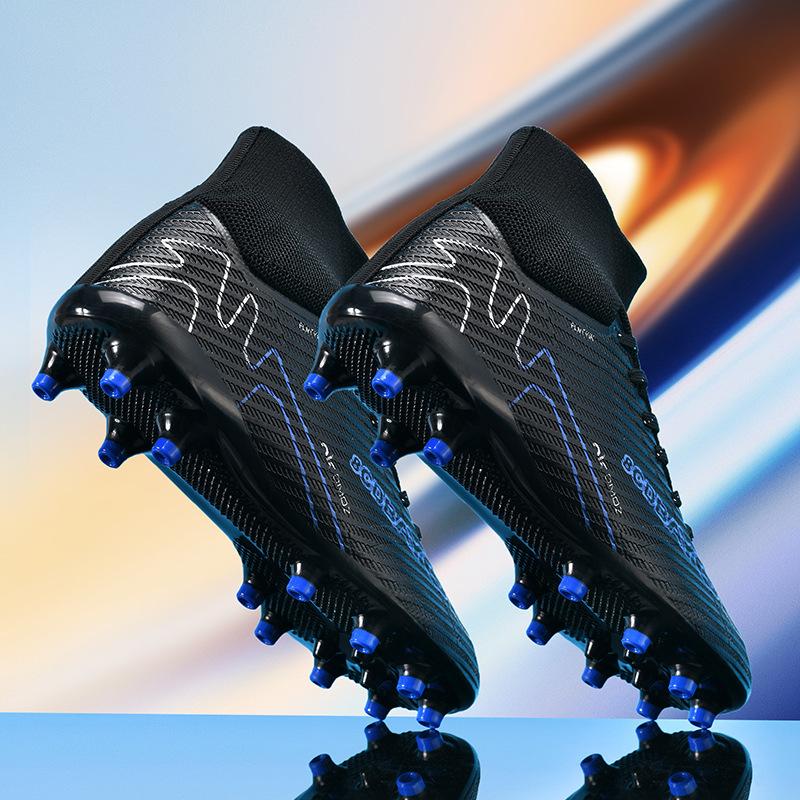 

Детские футбольные бутсы с шипами, футбольные тренировочные бутсы для юношей, для учеников начальной и средней школы, искусственные плоские тренировочные футбольные бутсы 45