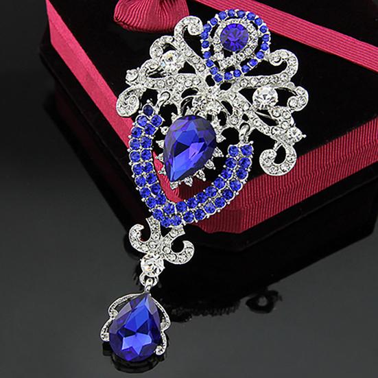 Brooch Exquisite Crown Design Luxury Fashion Diamante Brooch Pin for Holiday