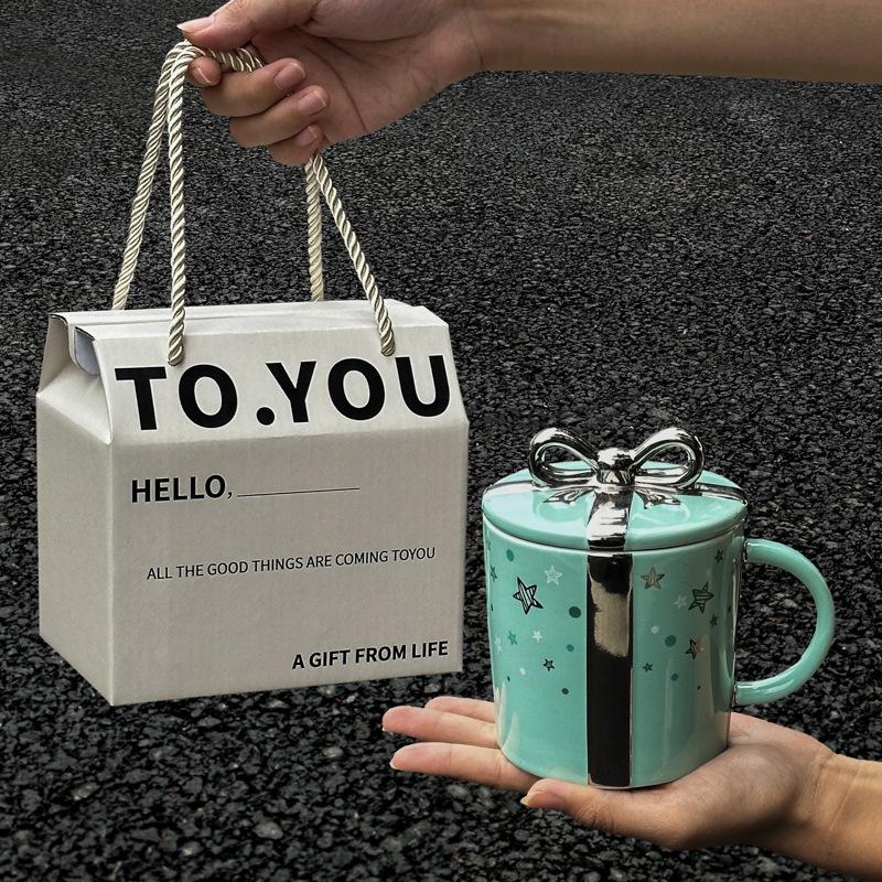 

New Year s small gift, practical water cup, creative cup for employees, Spring Festival souvenir, birthday gift, girl girlfriend 400ml