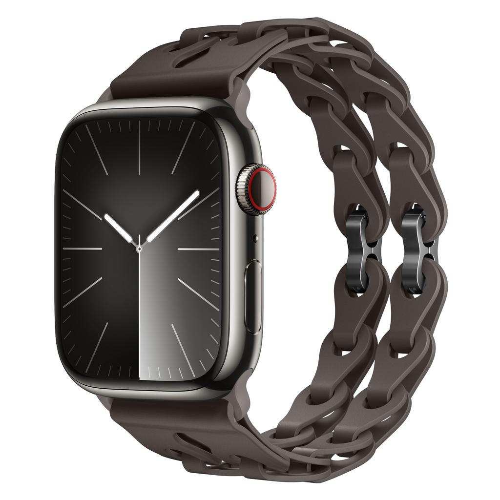 Silicone Strap For Apple Watch band 45mm 44mm 49mm 40mm 41mm 38mm 42mm belt correa Bracelet iWatch ultra 2 Series 9 8 7 6 5 3 Se