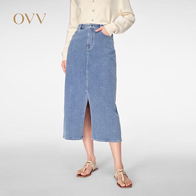 OVV Spring/Summer A-line Denim Skirt L