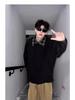 Men's Retro Lapel Two-Piece Look Jacket - Autumn/Winter Trendy Casual Loose Baseball Style