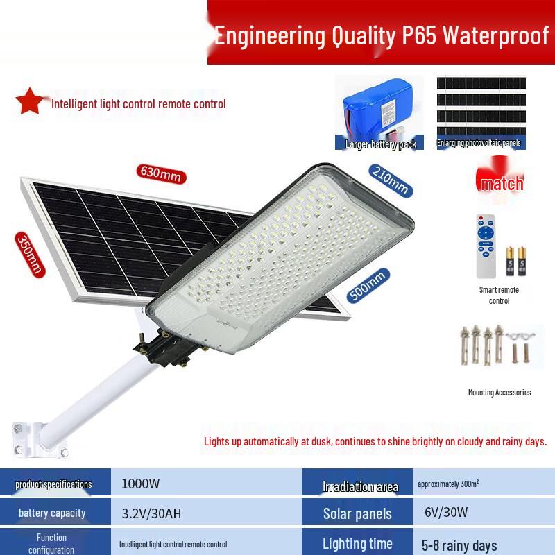 

UOSU 11000W Wide-Angle LED Street Light