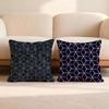 Trendy Creative Print 2 Design Cushion Cover Premium Comfort Reversible Pillow Cove In One Design For Any Room & Car Interior
