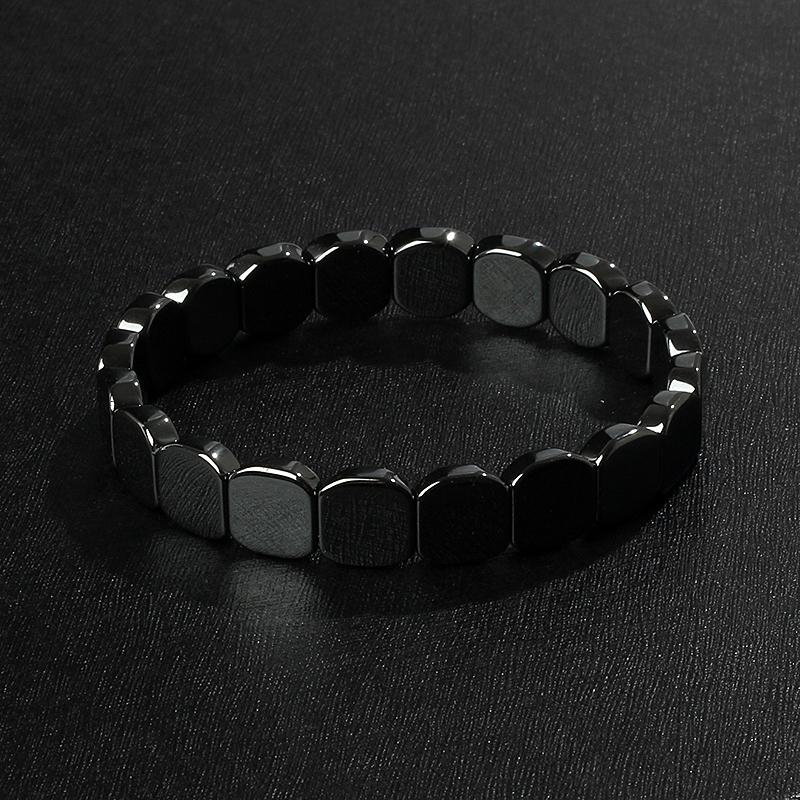 Fashion Wave Hematite Magnetic Bracelet Men Original Beaded Hematite Energy Bracelets for Women Positive Energy Jewelry Pulsera