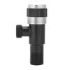 G1 2in Stainless Steel Black Hot Cold Water Faucet Triangular Angle Valve Toilet Check Valve