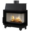 Steel fireplace with closing KRATKI SIMPLE right 6 kW