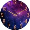 30cm glass living room wall clock quartz clock wall watch modern simple silent clock, fashionable