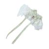 Cat Lace Bib Scarf with Bow Bell Decorations Adjustable Dress Up Accessories Dog Lace Bandana