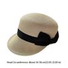 Casual Wide Brim Bow Straw Hat Woven Bowknot Sunscreen Hat Sunshade Lightweight UV Protection Cap Beach