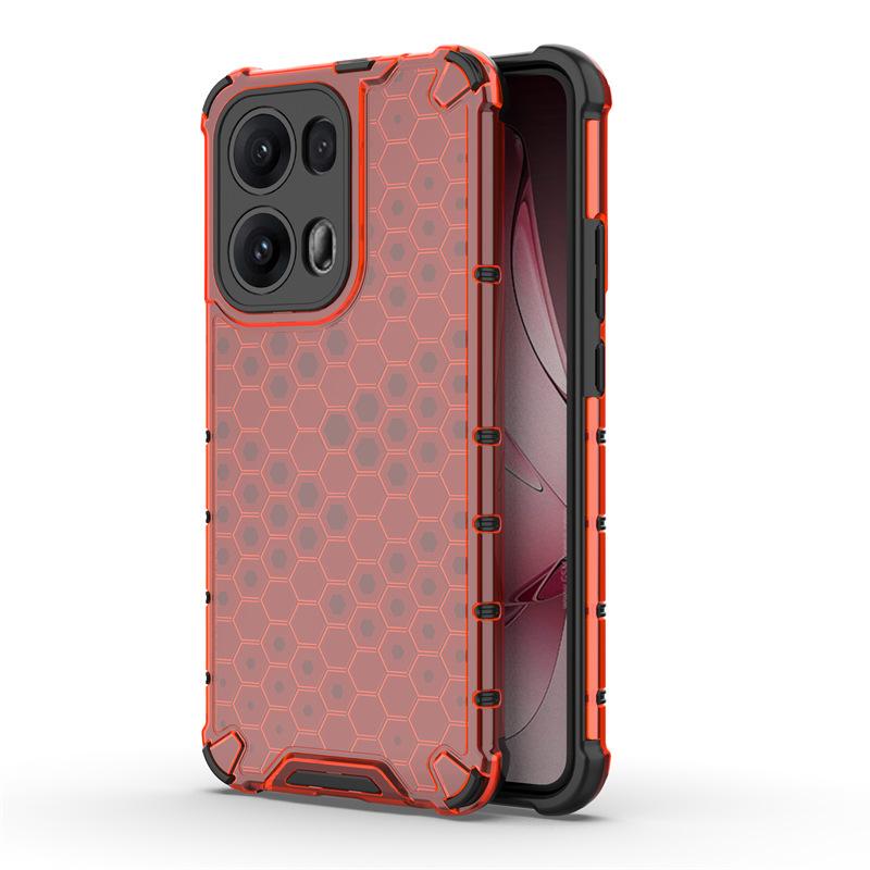 Applicable to OPPO Reno13Pro Honeycomb mobile phone case Reno12Pro all-inclusive Reno11 anti-drop protective case