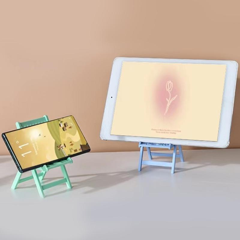 Foldable Phone Stand for Desk Chair Shape Cellphone Holder Portable Cellphone Cradle Desktop Dock Universal