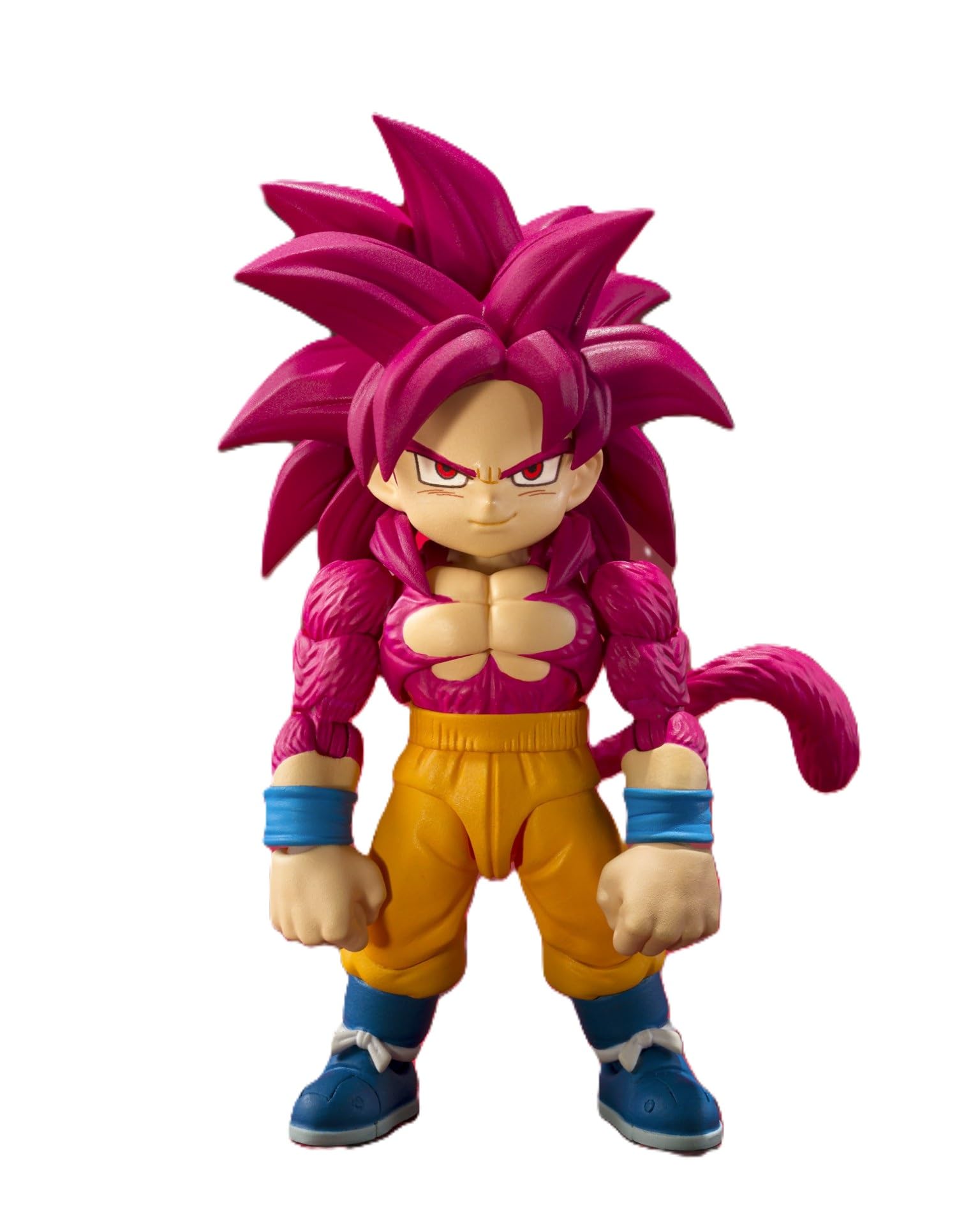 

Фигурка Son Goku Super Saiyan 4 из ПВХ S.H.Figuarts (Мини) -ДАЙМА- и АБС, Прибл.. 80 мм, Предварительно окрашенный