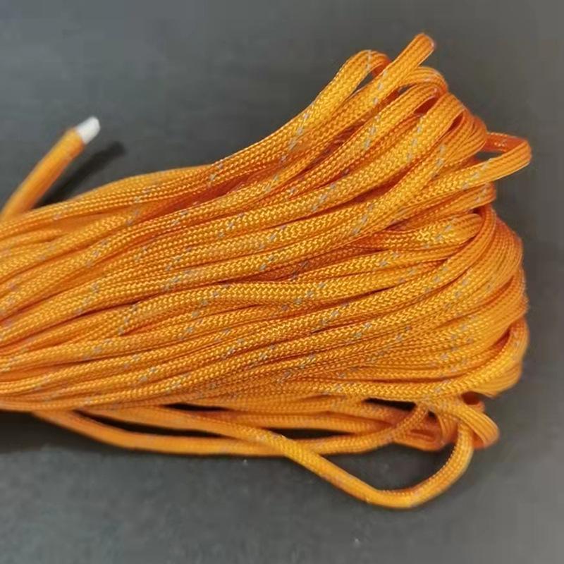 7-core 4mm Umbrella Rope Outdoor Multifunctional Mountaineering Parachute Equipment Safety Rope 31 Meter Umbrella