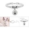 Japanese Pets Cat Collar Adjustable Kitty Kitten Necktie Nylon Necklace Grooming Accessories Pet Supplies with Bell Extension Chain for Wedding Party