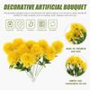 10 Pcs Faux Hydrangea Flowers Artificial Dandelion Elegant Fake Realistic Dandelions Yellow Simulation Adornment Office