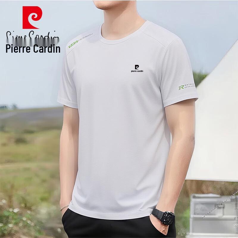 Pierre Cardin Men's Casual Ice Silk Short Sleeve T-shirt