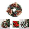 Beautifully Crafted Christmas Wreath Featuring Pine Cones And Elegant White Accents For Your Home