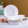 Jingdezhen 34-Piece Pure White Ceramic Dinnerware Set