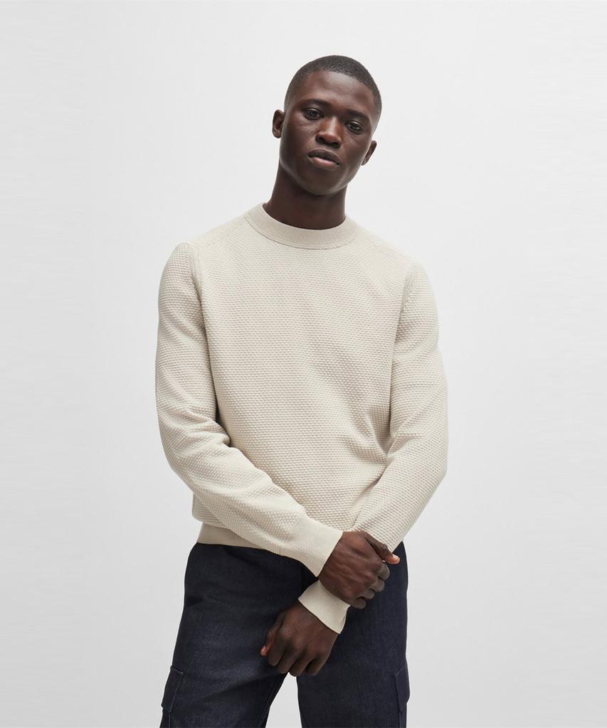 BOSE Cotton Blend Round Neck Knit Regular Fit 50519081_271
