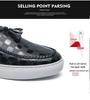 Men's British Style Leather Tassel Loafers - Slip-on, Pointed Toe Formal & Casual Shoes