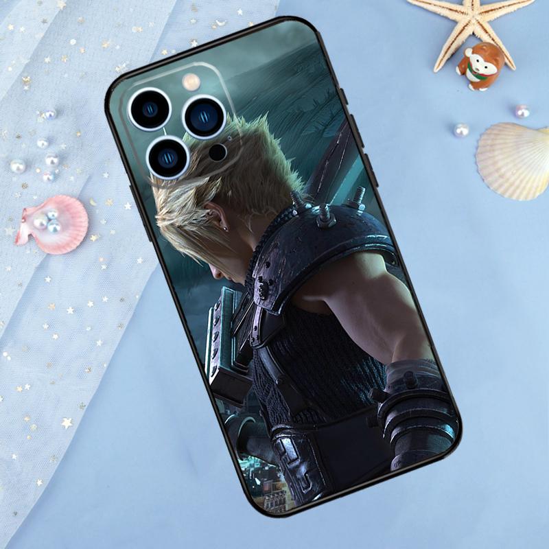 Final Fantasy VII Case For iPhone 17 Pro Max 16 15 14 12 11 13 Pro Max Plus 12 13 Mini 16e 17 Air Back Cover