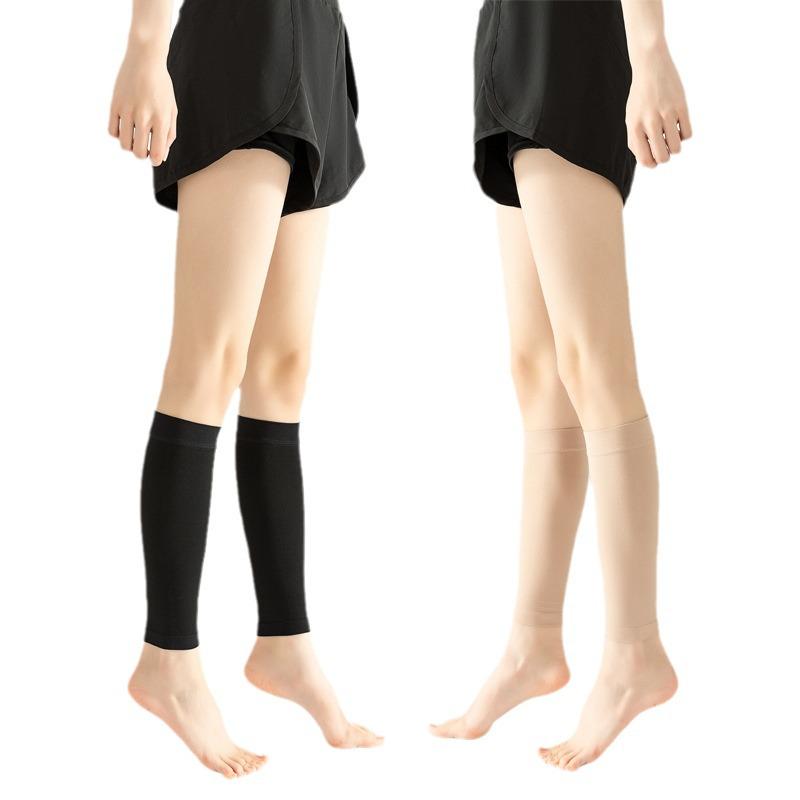 Manchons de mollet de compression unisexes - Pression transfrontalière, Soutien de deuxième niveau