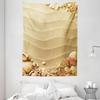 Tapestry of Beach Sand with Seashells