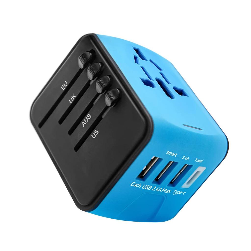 Universal Travel Adapter One International Power Adapter Charger For Australia, US, UK, EU