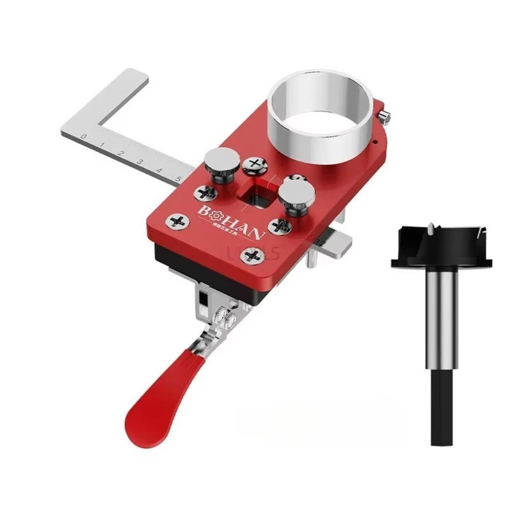 

Practical Design Hinge Hole Opener Boring Hinge Hole Opener Template Furniture Installation Style A