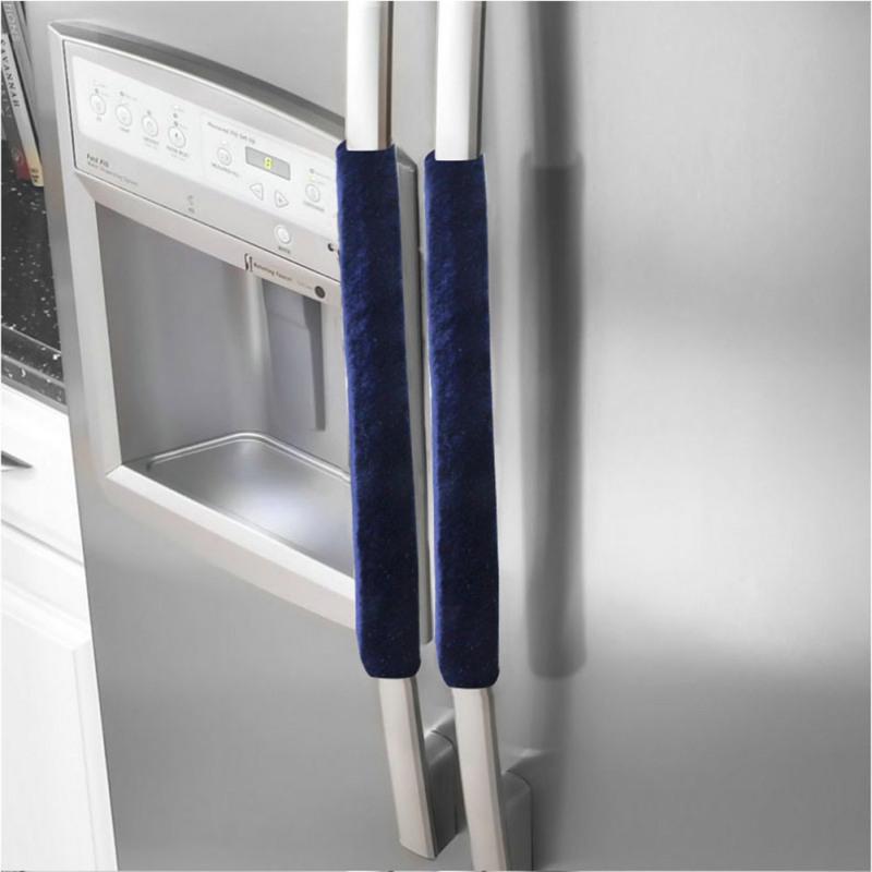 2Pcs Practical Refrigerator Handle Cover