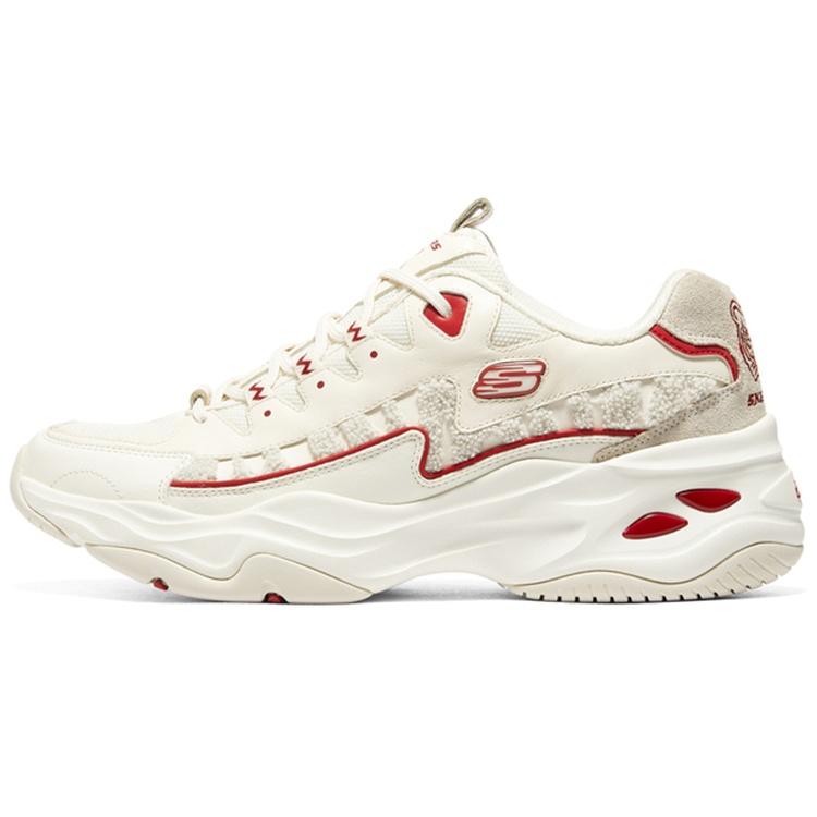 Skechers Dlites  White Red  Men s 894086-WRD EU 39