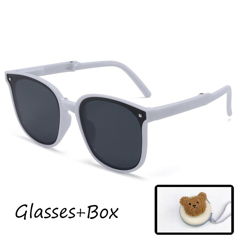 2025 UV400 protection for girls, no eye damage for babies Folding children's sunglasses for boys