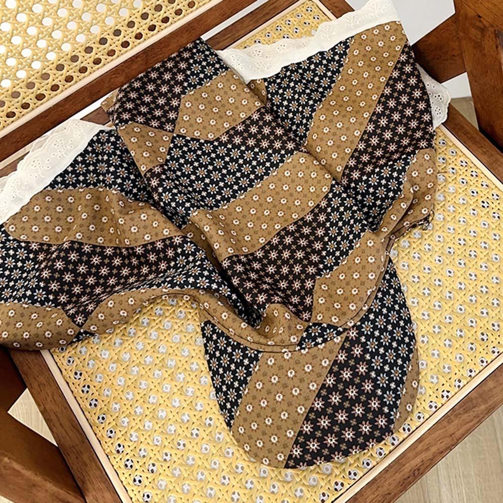 Floral Y2K Headscarf Baseball Hat Retro Strappy Bandana Cap Fashion Scarf Peaked Cap  Travel