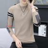Winter New Sweater Men's Knitted Sweater Versatile Casual Comfortable Striped Fashion Men's Top