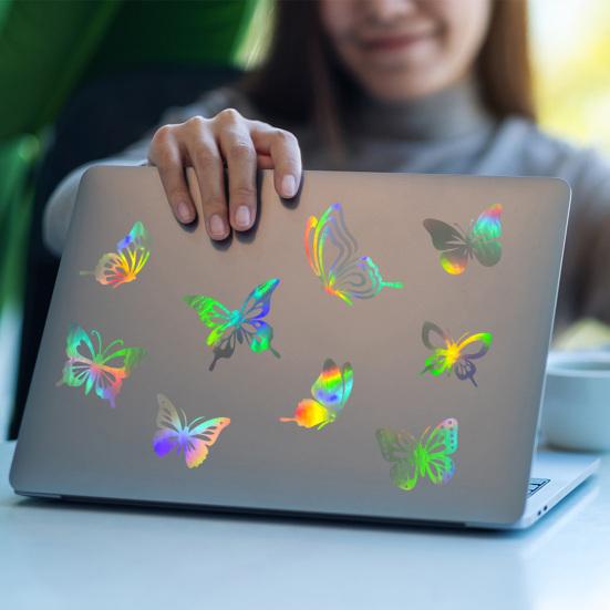 Static Glass Sticker Sun Protection UV Blocking Privacy Film with Colorful Rainbow Light Effect Glue-Free Electrostatic Reusable Window Cover