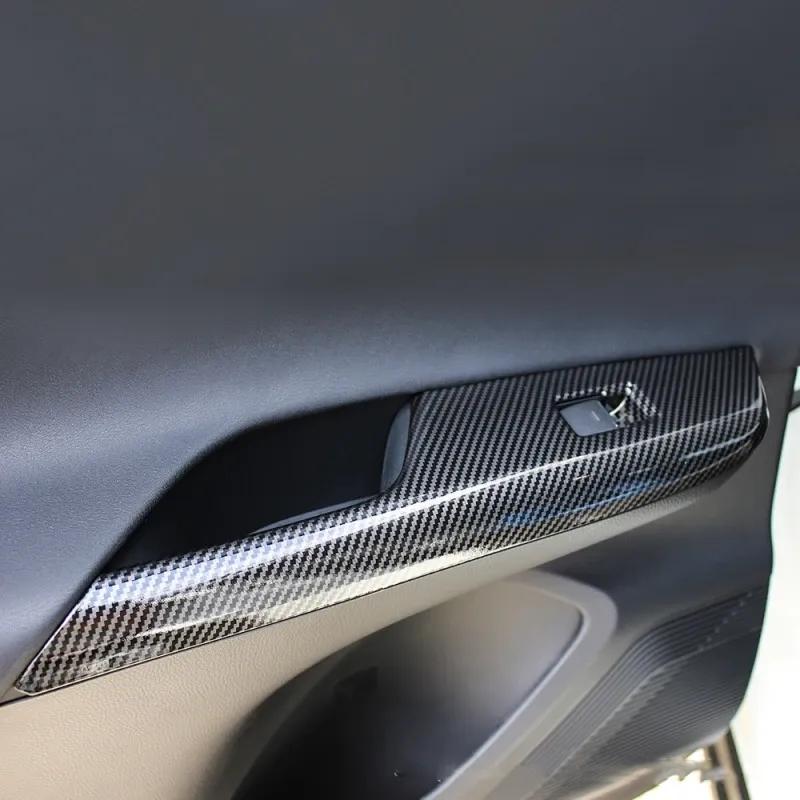LHD RHD For Toyota Harrier Venza  21 23 2024 ABS Wood Car Window Lift Switch Panel Stickers Door  Inner Armrest Frame Cover