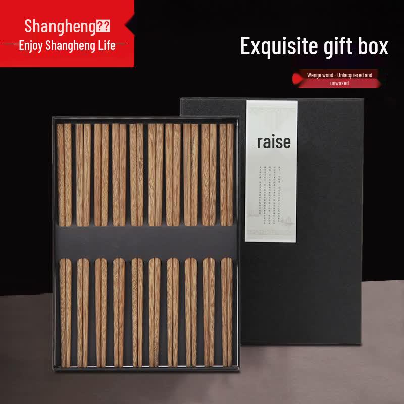 Shangheng Natural Wooden Chopsticks Gift Set