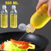 1pcs 500ML Squeeze Oil Bottle Plastic Condiment Bottles Kitchen Leak Proof Seasoning Squeeze Bottle Sauce Bottle Oil Ketchup